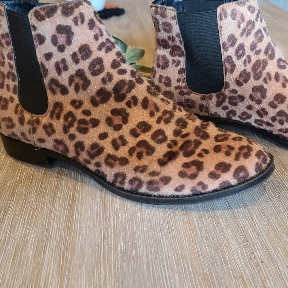American Eagle Leopard Print Booties - image 6